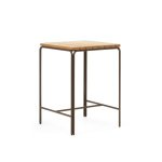 Kave Home Outdoor Bartafel Salguer Acaciahout, 70 x 70cm - Bruin