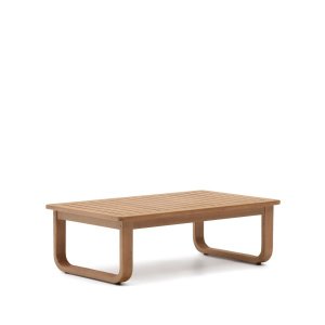 Kave Home Outdoor Salontafel Sacaleta Eucalyptushout, 100 x 60cm - Naturel