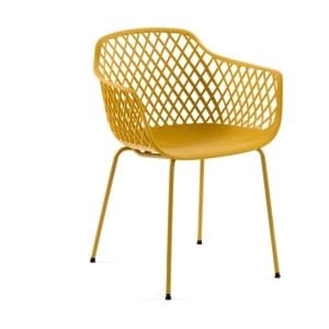 Kave Home Quinn tuinstoel Yellow