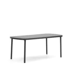 Kave Home Tuintafel Joncols 180 x 90cm - Donkergrijs