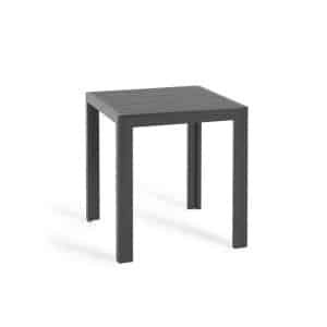 Kave Home Vierkante Tuintafel 'Sirley' 70 x 70cm, kleur Zwart