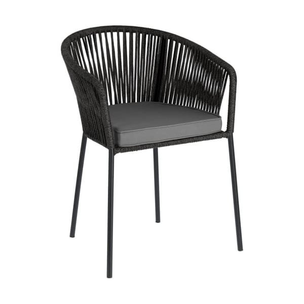 Kave Home Yanet tuinstoel zwart