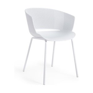 Kave Home Yeray tuinstoel wit