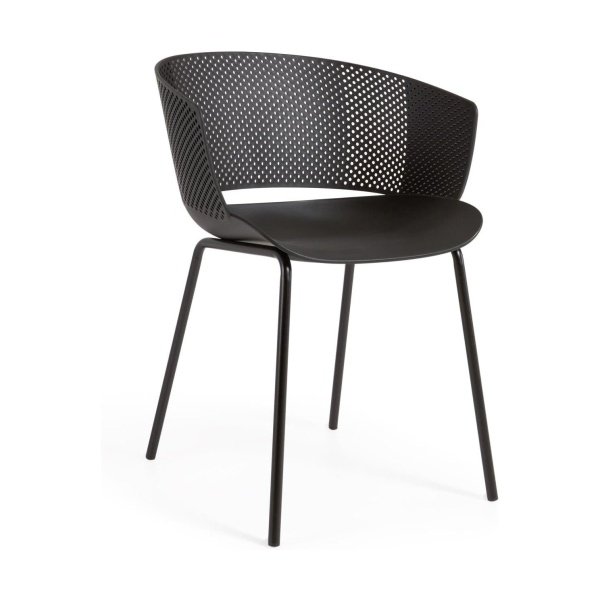 Kave Home Yeray tuinstoel zwart