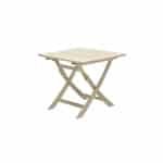 Kent vouwtafel 80x80xH72 acacia white wash - Garden impressions