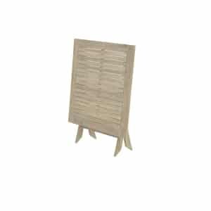 Kent vouwtafel 90x90xH72 acacia white wash - Garden impressions