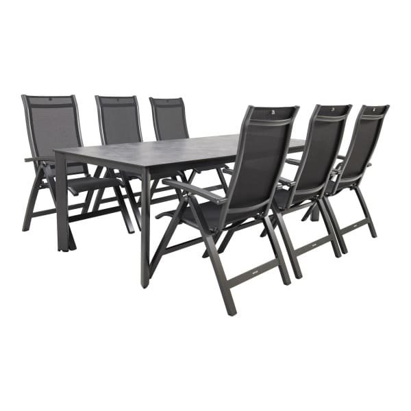 Kettler Edge/Altura 220 cm. tuinset - 7-delig verstelbaar