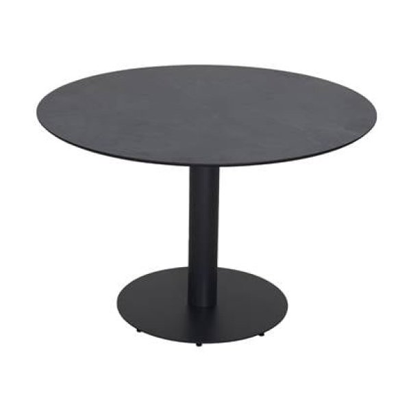 Lisomme Sieb ronde tuintafel zwart - Ø110 cm