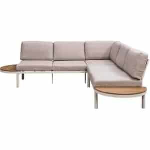 Loungebank Soulac - zand - 81x243x71,5 cm - Leen Bakker