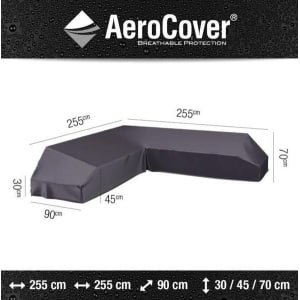 Loungeset platformhoes 255x255x90xH30/45/70 cm - Aerocover