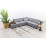 Malaga hoekbank loungeset chaise longue - Lichtgrijs