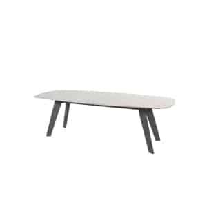 Montana Tafelframe Antracite Met Montana Tafelblad Ceramic Terrazzo 240 x 103 cm - 4so