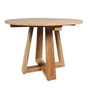 Natuna Tuintafel Teak dia. 110x75 cm - Buitengewoon de boet