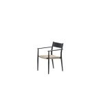 Richmond dining fauteuil - carbon black - natural - sand