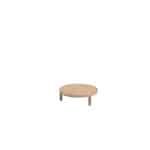 Sem salontafel brushed teak 80 cm dia. H25 cm 4SO - 4so