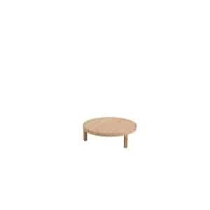 Sem salontafel brushed teak 80 cm dia. H25 cm 4SO - 4so