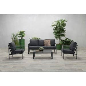 Springs loungeset - 4-delig - carbon black - reflex black - Showmodel Numansdorp, Woerden & Strijen