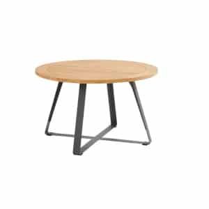 Taste Basso Dining Tafel Teak Antracite dia. 130 cm - 4so