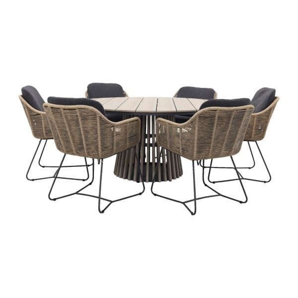 Taste Belmond naturel/GI Trinxa ronde tuinset - 148 cm.
