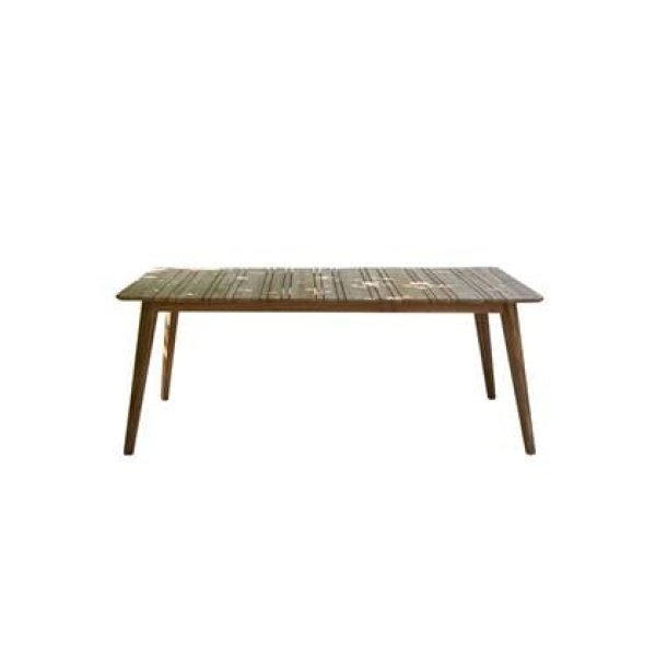 Tikamoon - Tuintafel van gerecycled teakhout 200 Katrine