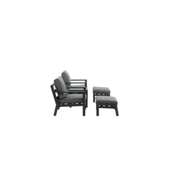 Venture Home Barcelona Loungeset - Zwart