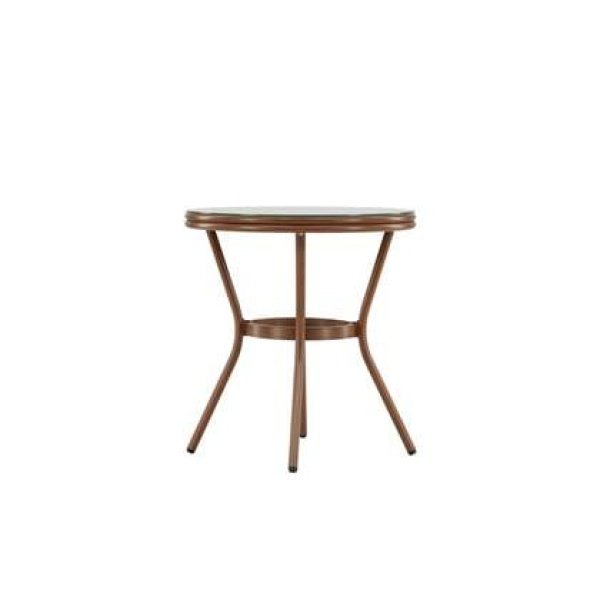 Venture Home Loures Cafétafel ⌀70 - Bruin