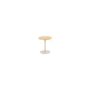 Volta teak bijzettafel centrale poot latte 45 cm dia. H55 cm 4SO - 4so