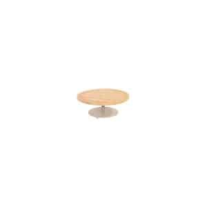 Volta teak salontafel centrale poot latte 80 cm dia. H30 cm 4SO - 4so