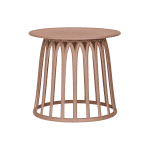 WOOOD Bijzettafel Boy 50cm - Zalmroze - Rond