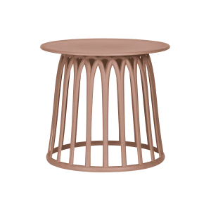 WOOOD Bijzettafel Boy 50cm - Zalmroze - Rond