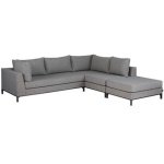 Woood Sicilië Loungeset All Weather - Ash Grey - Rechts