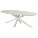 Xander Oval alu ceramic table 220x120 cm - Hartman