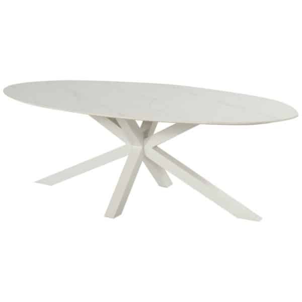 Xander Oval alu ceramic table 220x120 cm - Hartman