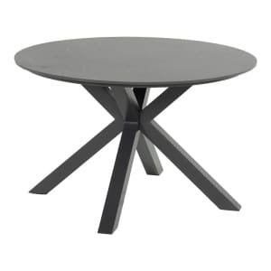 Xander Tuintafel Rond Antraciet - Hartman