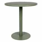Zuiver Ronde Tuintafel 'Metsu' Staal, 70cm, kleur Groen