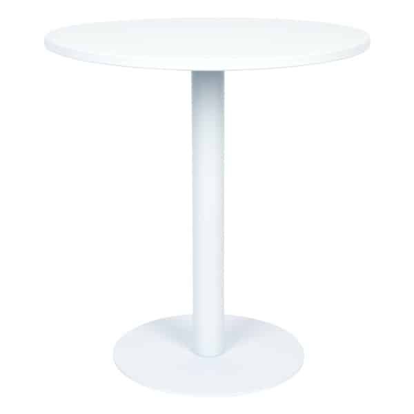 Zuiver Ronde Tuintafel 'Metsu' Staal, 70cm, kleur Wit