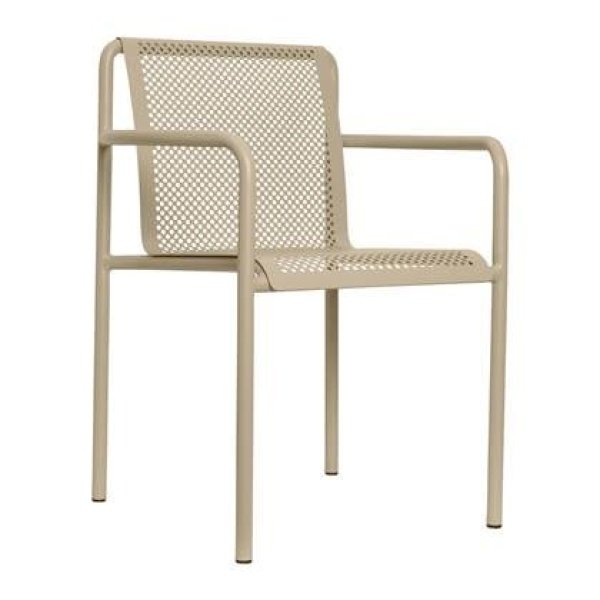 ferm LIVING Dapple Tuinstoel met Armleuning - Cashmere