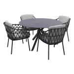 4 Seasons Calpi/Locarno ronde tuinset - 5-delig - 130 cm.
