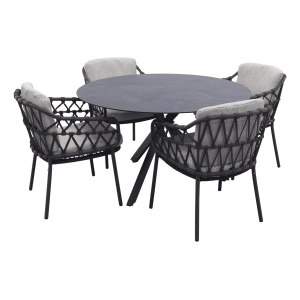 4 Seasons Calpi/Locarno ronde tuinset - 5-delig - 130 cm.