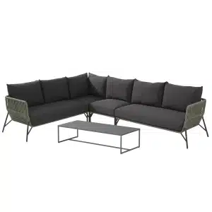 Antara Loungeset (incl. Valetta-Salontafel) - Groen