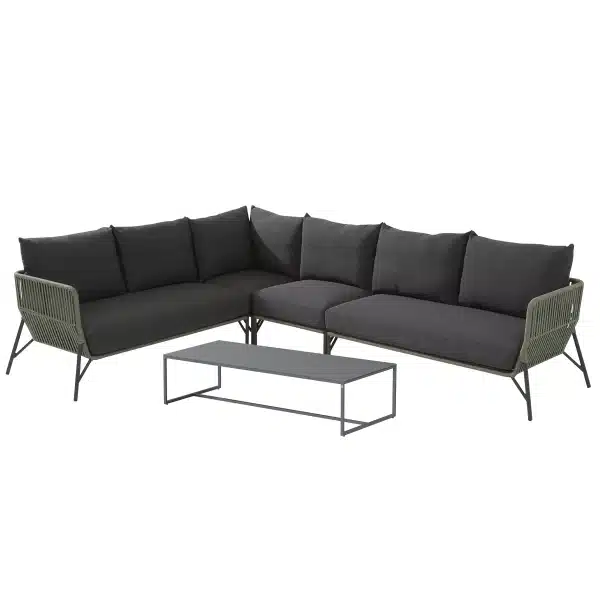 Antara Loungeset (incl. Valetta-Salontafel) - Groen