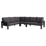 Benton Hoek Loungebank - Antraciet - Buitengewoon de boet