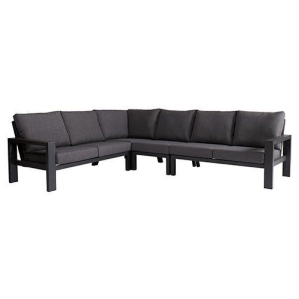 Benton Hoek Loungebank - Antraciet - Buitengewoon de boet