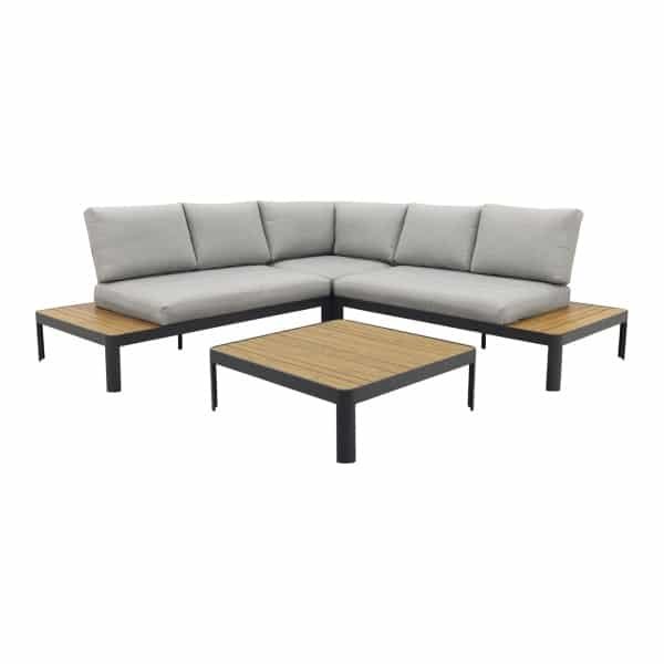 Bonita platform loungeset aluminium - Antraciet OP=OP
