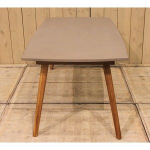 Copenhagen tafel 180x90x75 cm concrete look - Eurofleur aanbieding