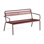 EMU Star tuinbank met arm intense red