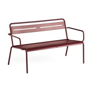 EMU Star tuinbank met arm intense red
