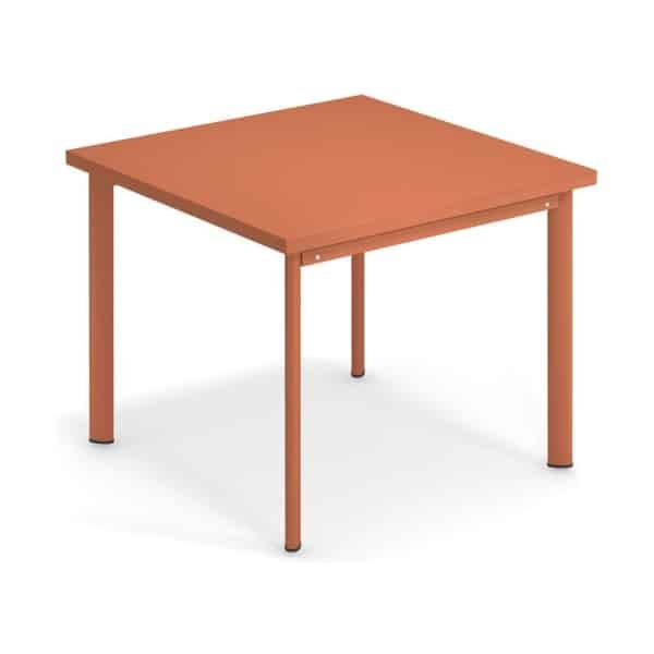 EMU Star tuintafel 90x90 cm maple red
