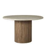 Ethnicraft Roller Max Outdoor Eettafel Concrete Teak