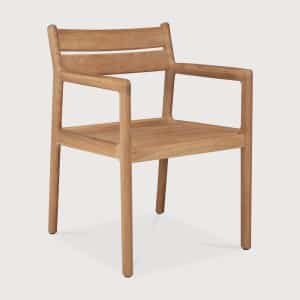 Ethnicraft Tuinstoel 'Jack' Teakhout, kleur Naturel